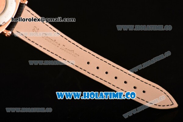 Vacheron Constantin Historiques American Asia Automatic Rose Gold Case with Black Dial and White Arabic Numeral Markers - Click Image to Close